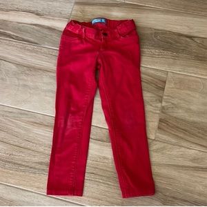 OLD NAVY Red Skinny Jeans Size 5T
